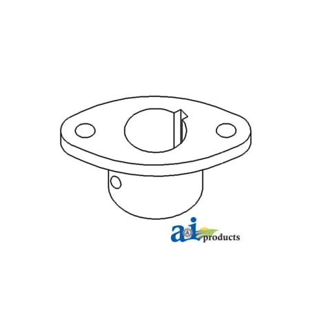 A & I Products Flange, Hydraulic Pump Drive 3" x5" x1" A-L36-19